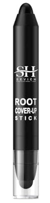Sevich Root Cover Up Stick – Sofortige Grauhaarabdeckung, Ansatz-Ausbesserungshaarfarbe, natürlicher Concealer für Haaransatz, Wurzeln und Seiten, pflanzlich, einfache Anwendung, 48H Make-up, Schwarz