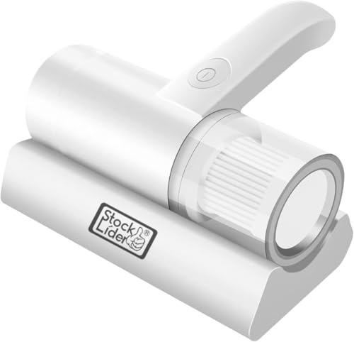 Stock Líder - Aspirateur Anti-acariens, avec lumière UV et ultrasonique, 16 kPa, Aspiration, Chauffage, Brosse rotative, Filtre HEPA pour éliminer Les Allergies