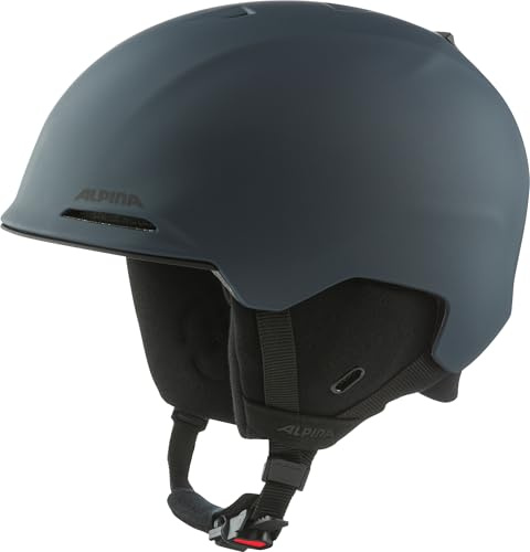 ALPINA BRIX – individuell Verstellbarer Skihelm für Erwachsene, mit herausnehmbaren Innenfutter, besonders stoßabsorbierend - Midnight Blue matt - M (55-59 cm)