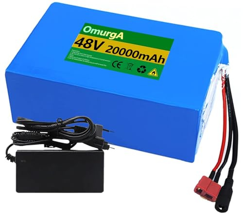 36V 48V 8Ah 10Ah 15Ah 18Ah 20Ah E-cykelbatteripaket, 8Ah 10Ah 15Ah 18Ah 20Ah Elektrisk cykelbatteri med BMS-skyddskort för 200W ~1000W motor med laddare 48V 20AH,T