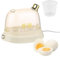 Alicates de huevos eléctricos - Pequeña caldera de huevo, olla de huevos duros | 220 V 120 W Cocina de huevos de calentamiento rápido con cierre automático, Vapor de huevo multifuncional para camic