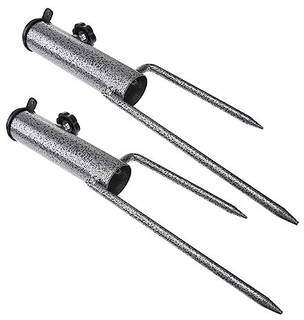 FUNOMOCYA 2pièces De Parasol pour Plage Piquets Robustes Support De Parasol Stable Lot