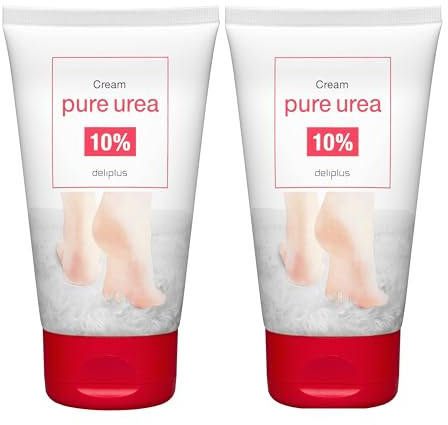 [Dubbelpack Fotreparation] Fotskräm med 10 % ren urea för spruckna fötter | 2 burkar 125 ml = 250 ml