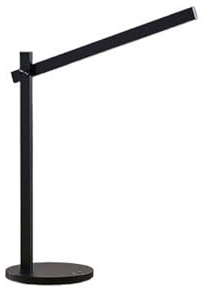 Lindby LED LED-bordslampa 'Loretta' (modern) i Svart av syntetmaterial för arbetsrum/kontor (1 lamor, glödlampor ingår) - Bordslampa, skrivbordslampa, sängbordslampa