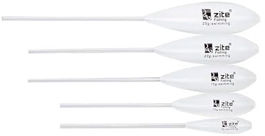 Zite Fishing Sbirolino-Posen im Doppelpack | Sbirulino 5-25g Schwimmend 2 STK | Schlepp-Pose für Forellenangeln mit Teig & Trout Spoon | Aerodynamisches Design für hohe Wurfweiten (5er Set)