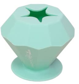 Craftelier - Collecteur de déchets de vinyle, papier, carton et autres matériaux de scrapbooking | Fabriqué en silicone | Dimensions approximatives 9 x 9 x 7 cm (3,54 po x 3,54 po x 2,76) - Turquoise