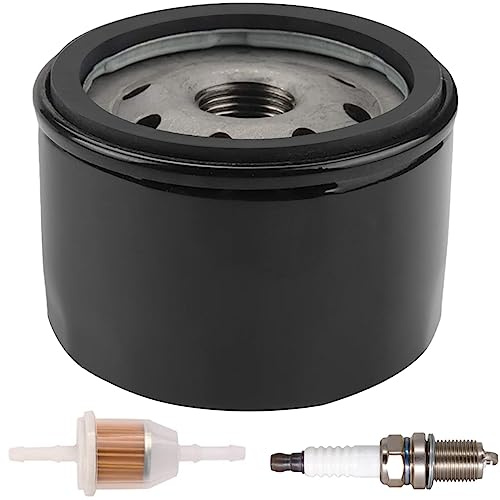 ZAMDOE 492932S Oil Filter for Briggs & Stratton 492932 696854 795890 695396 492932B 492056 842921 AM125424 for Kawasaki 36563 49065 7007, with Spark Plug Fuel Filter