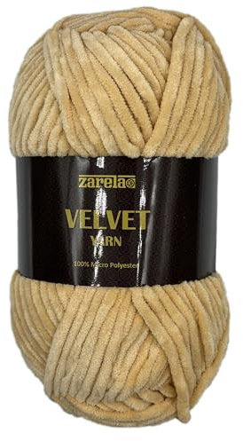 Zarela Luxury Velvet Yarn 100g (08 Beige)