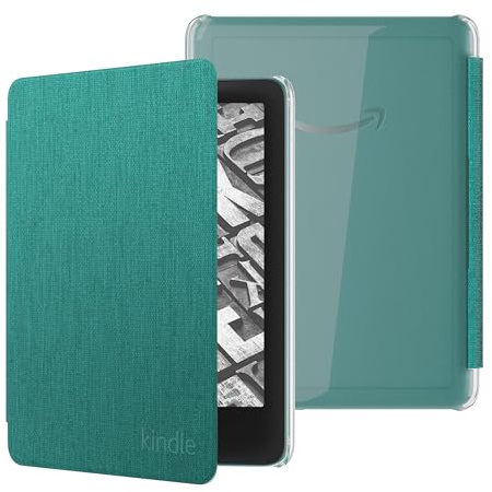 Clear back case for Kindle Paperwhite (2024 Release) and Kindle Colorsoft - Fabric