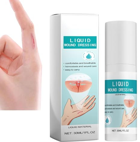 Bendaggio liquido spray, 30 ml, impermeabile, traspirante, impermeabile, gel curativo per ferite, per piccoli tagli, graffi, ferite (1)