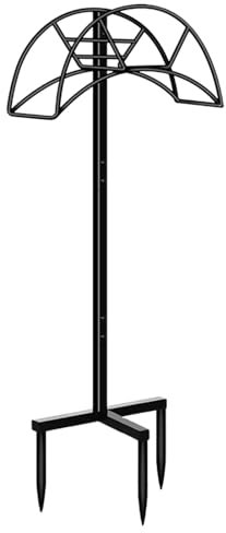 Porta Del Tubo D'acqua - Supporto Per La Conservazione Esterna | Porta Del Tubo Da Giardino A Parete | Porta Del Tubo Da Giardino Indipendente, Organizzatore Di Bobine In Metallo Durevole Per Il Giard