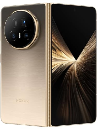 Honor Magic V5 5G, El Arte del Plegado en Solo 9mm, Batería de 5820mAh, 16GB+512GB, Snapdragon® 8 Elite, El Poder de Gemini AI, Cámara IA Honor Falcon, Dual SIM, Android 15, Dawn Gold