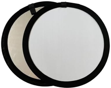 Ljusreflektor, Hopfällbar ljusreflektor 2 i 1 flera storlekar(2 in 1-80cm-B)
