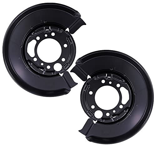 ATEC Germany 2x Placa de anclaje trasera izquierda y derecha protección contra salpicaduras para disco de freno