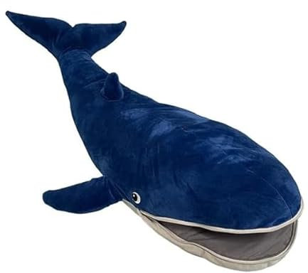 Blavingad Blauwal-Plüschtier Wal-Stofftier 100 cm XXL - maschinenwaschbar