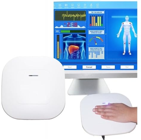 Juego de analizador magnético de resonancia cuántica, analizador de salud corporal cuántica táctil manual, prueba for prueba de subsalud original Fácil de usar para profesionales y principiantes