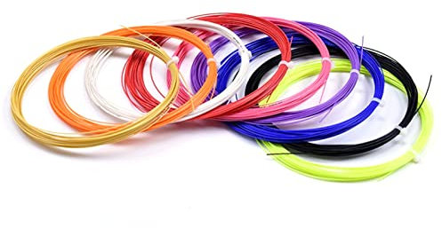 Badminton-Schlägerseil, langlebiges Badmintonseil, Badminton-Seilspule, Badminton-Schlägerseil, 0,7 mm, Badminton-Saite, Badminton-Saite, Rac-Saite