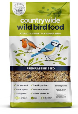 Countrywide Wild Bird Seed 20kg - 100% Natural, Energy-Rich Garden Bird Seed - Attracts A Range Of Small Garden Birds - All Year Round