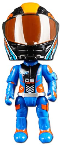 YGCHEN Action Figure Motociclista Transform Giocattolo Motocicletta 2-in-1 Trasformabile Giocattoli Transform Caschi da Moto Figuren Modello di Moto Regalo per Bambini e Adulti