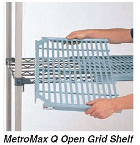 MetroMax Q™ Security Unit Intermediate Wire Frame Shelf with Grid Mat, 24 x 36