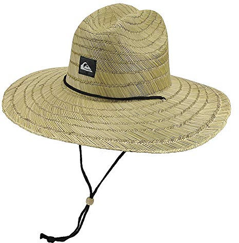 Quiksilver Men's Pierside Lifeguard Beach Sun Straw Hat, Natural, L-XL