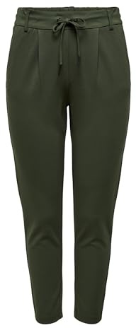 ONLY Poptrash Trousers, Pantaloni Donna, Peat, S / 30L