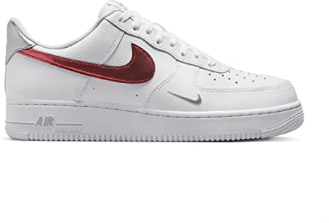 Nike Air Force 1' 07 (Numeric 42 Point 5), Bianco Picantered Wolfgrey