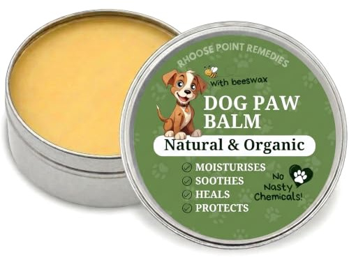 Dog Paw & Nose Balm 30ml - Lick-Safe Natural Moisturiser, protect and Heals Cracked Paws, Noses & Skin - All-Season Protection for Dogs & Cats, All-Natural Beeswax, Coconut, Shea, Almond Oil - UK