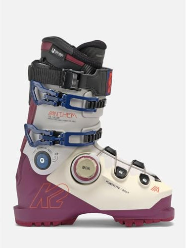 K2 Anthem 115 Boa All Mountain Damen Skischuhe – Größe 37,5 – Rot