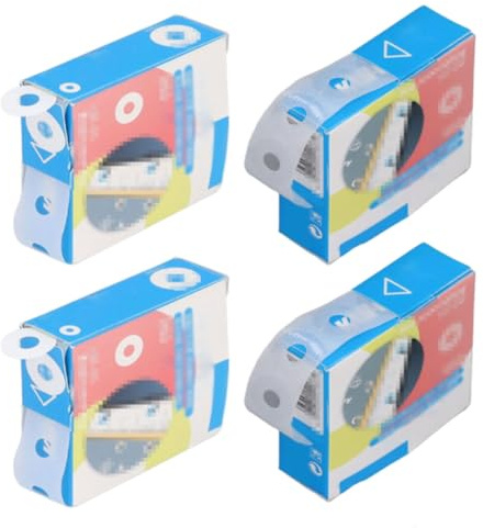 Etiqueta de anillo de refuerzo de agujeros de papel, 1000 etiquetas, calcomanía protectora autoadhesiva para oficina y hogar (CL+WT)