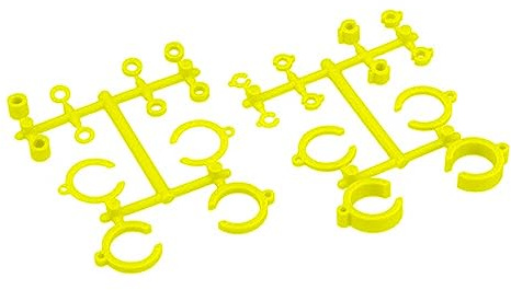 J Concepts Inc. Big Bore Shock Limiter Up-Travel kit 24pc Yellow JCO2295Y Electric Car/Truck Option Parts