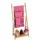 Relaxdays Porte-Serviettes Bambou, 3 Barres, 1 étagère, HxLxP: 110x53x31,5 cm, Pliable, échelle sèche-Serviettes, Nature