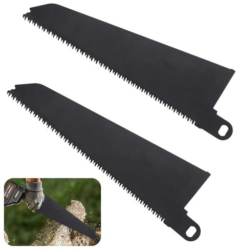 2pcs Reciprocating Saw Blades,Carbon Steel Saw Blade,Wood & Plastic Blade for Softwood Hardwood Plastic Cutting Compatible with Black and Decker Piranha Scorpion Saws