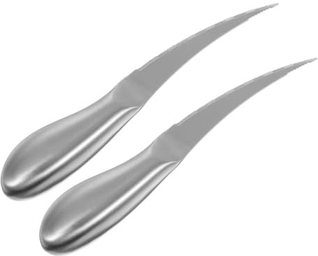 SHOWERORO 2 Pz Taglia gamberetti Pela gamberi pelapatate per gamberetti pulitore di gamberi tagliagamberi pulitore di Linea di gamberi taglierino per gamberetti Acciaio Inossidabile Silver