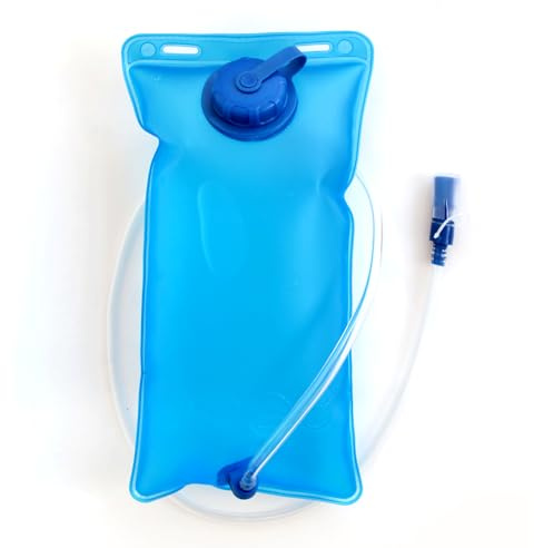 Outdoor Trinkblase, 2L Wasserblase für Wanderrucksack, auslaufsichere Wasserspeicher-Aufbewahrungstasche, Wasserbeutel für Radfahren, Wandern, Camping