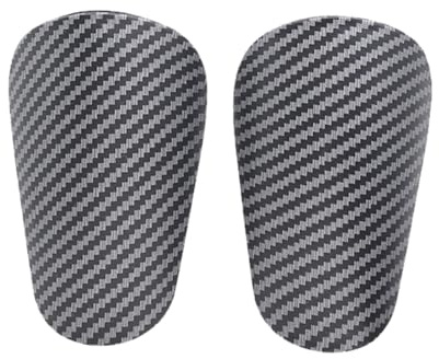 XFSRG Espinilleras De Fútbol En Fibra De Carbono Diseño Elegante Espinilleras Ligeras para Adultos Y Niños Protección Óptima