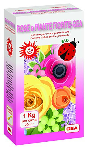 ROSE e PIANTE FIORITE-GEA - Concime biologico per rose e piante fiorite