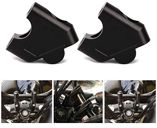 Riser Manubrio Moto 7/8 22mm,Raisers Moto per GSF 1250S 2007-2016 SV650 2016-2018 SV1000 2003-2007 DL250/V-STROM 250 2017-2018 GW250 S/F 2013-2017