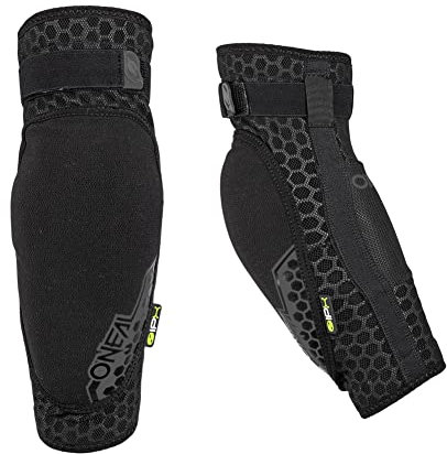 O'NEAL | Ellbogenprotektor | Motocross Enduro | Atmungsaktives und schnell trocknendes Material, IPX®-Schutz | Redeema Elbow Guard | Erwachsene | Schwarz | Größe L