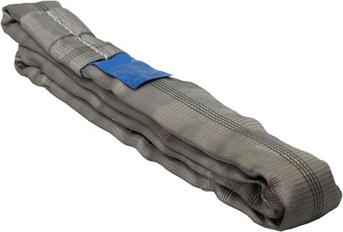 Eslinga redonda con doble revestimiento según la norma DIN EN 1492-2. Capacidad de carga: 4000 kg. Contorno: 10 m.