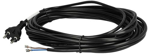 vhbw Cable para alimentación eléctrica Compatible con Kärcher SE 4001, T12/1, WD3 200 aspiradoras - 10 m, 1000 W, Cable de conexión