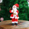 ITODA Weihnachten Deko Weihnachtsmann Figur Stehend Nikolausfigur mit Laterne Weihnachtsfigur mit Geschenkesack Weihnachtsmannfigur Klein Dekofigur Vintage Weihnachtsdeko Zimmer Tischdeko Geschenk