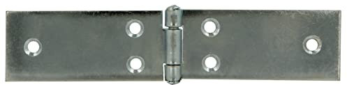 Amig - Bisagra de Ramal - 22 x 50 mm - Multiusos - Pala Ancha - Cantos Cuadrados - Apertura y Cierre Silencioso - Sujeta Puertas con Firmeza - Acero Zincado
