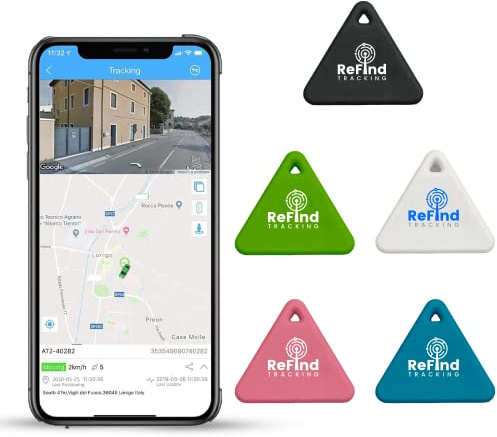 ReFind R3 Smart-spårare för Android och iPhone. Mini GPS-tagg Bluetooth 5.0 nyckelhittare. Samsung Air tracker för nycklar, husdjur, plånböcker och bagage (Vit)