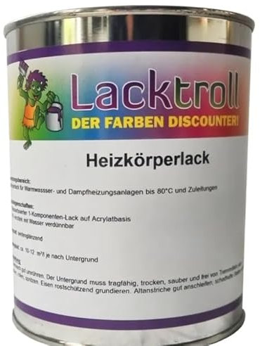 Heizkörperlack Perlweiß RAL1013