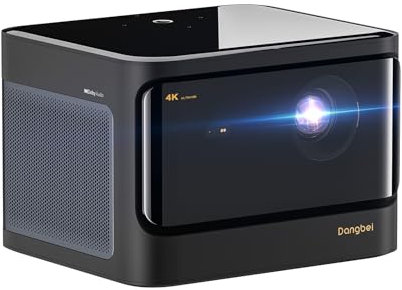 Dangbei DBX3 Pro 4k Beamer, 1800 ISO Lumen, Beamer 4K Heimkino, DLP-Projektor mit Android 4 GB + 128 G, 2 * 10 W HiFi-Lautsprecher, Auto Keystone, Autofokus, HDR10