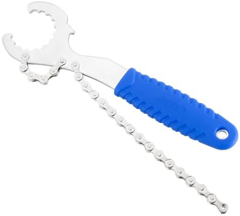 HOUSON Fahrrad Kettenpeitsche, Innenlager-Entferner Tretlager Werkzeug Schwungrad Entferner Fahrrad Kassette Abzieher Werkzeug