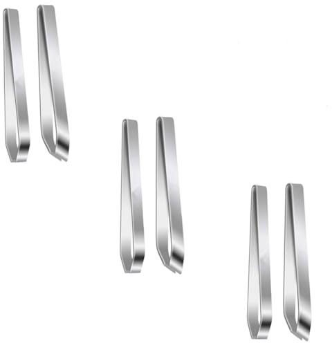 Pinzetta per Pesce,6 Pezzi Pinza per Pesce,pinze Professionali,Pinze per Pesce Pinzette Spine Pesce,pinzette Multiuso,Pinzette per Cucina per peli di maiale pollo anatra