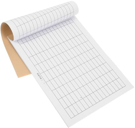 CONGARTENO Libro Mastro Contabile Aziendale Layout a Griglia, Quaderno di Gestione Conti per Ufficio e Magazzino, Registro Finanziario Carta Anti-inchiostro per Monitoraggio Inventario
