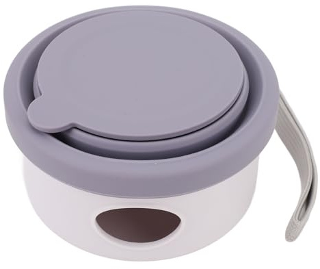 Cuenco Plegable de Silicona para Mascotas, Plato de Viaje Plegable portátil de 150 ml para Perros y Gatos pequeños, Material de Calidad alimentaria para Acampar, Hacer Senderismo